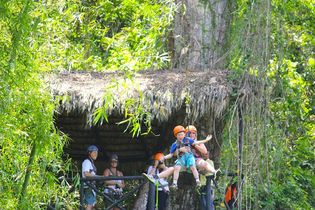 Zipline Dominican Tree House Village